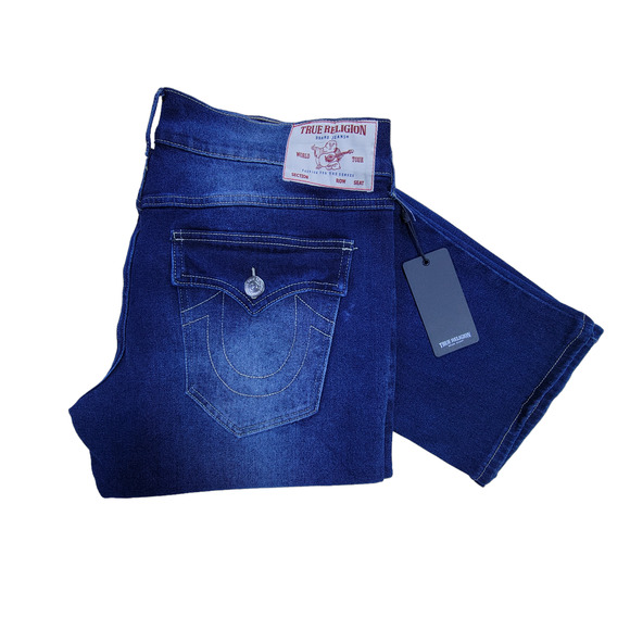 MSRP $159 True Religion Ricky SN Flap Relaxed Straight size 36x32